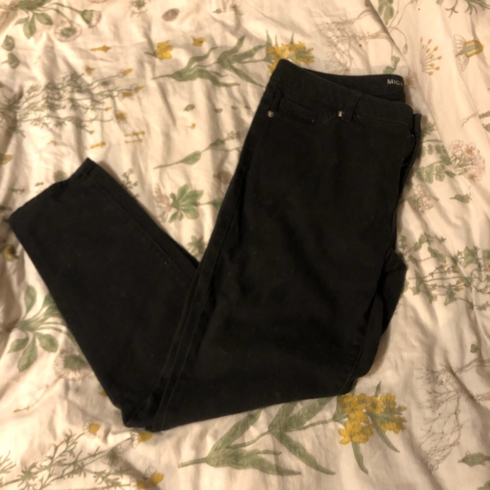 black skinny jeans